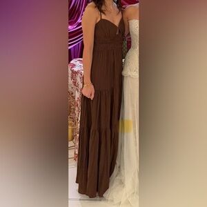 Brown Maxi Dress